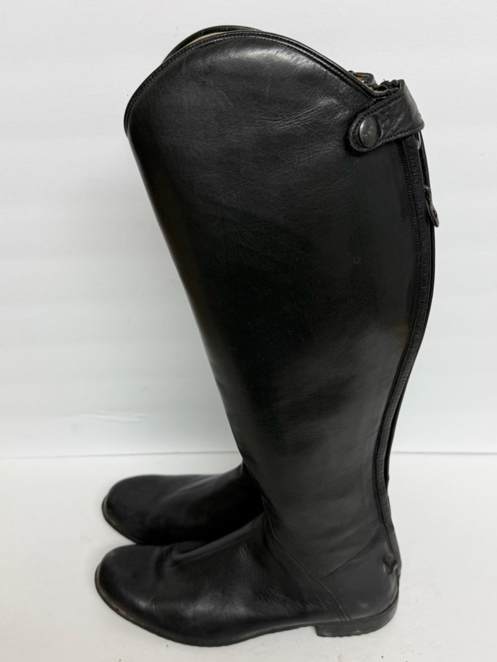 Der Dau Equestrian Riding Field Boots Womans Sz 8.5 Custom Made Leather $2000